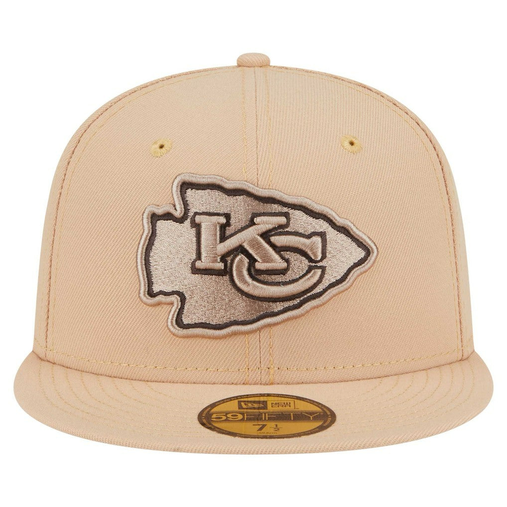 Kansas City Chiefs New Era Candied Pecan 59FIFTY Fitted Hat Tan - NFL