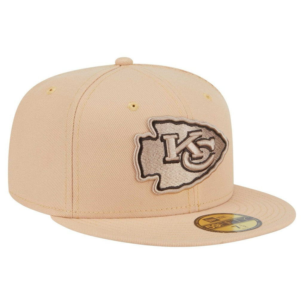 Kansas City Chiefs New Era Candied Pecan 59FIFTY Fitted Hat Tan - NFL