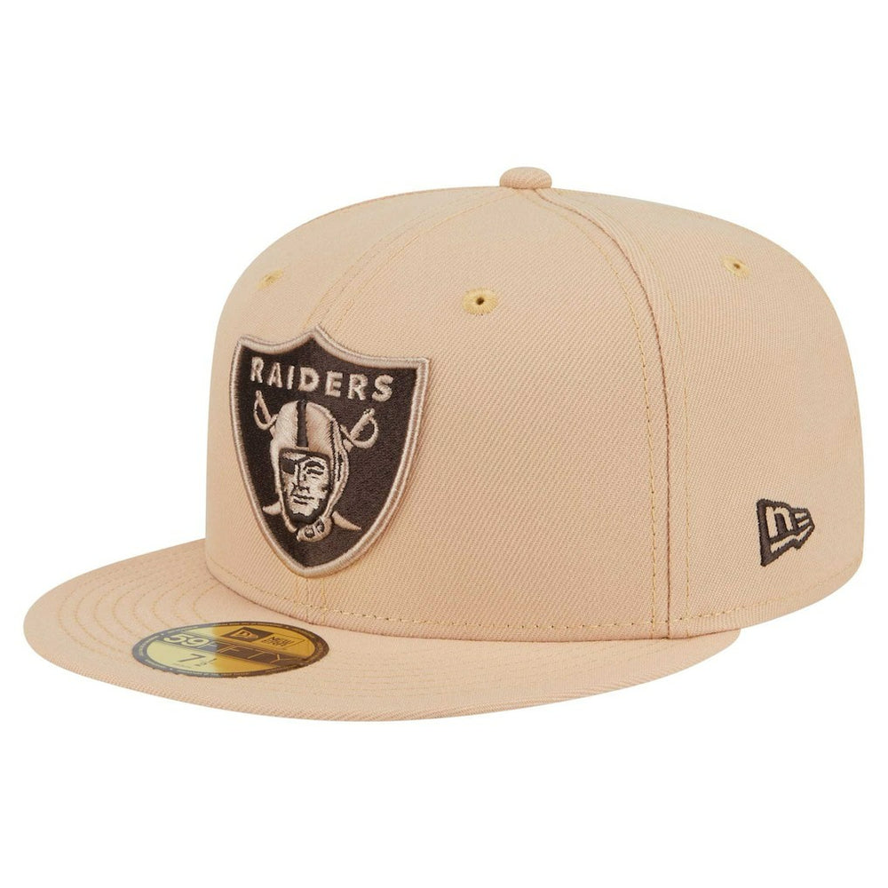 Las Vegas Raiders New Era Candied Pecan 59FIFTY Fitted Hat Tan - NFL