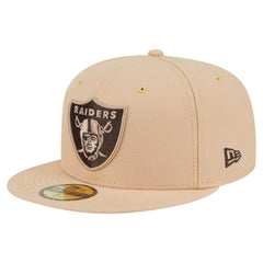 Las Vegas Raiders New Era Candied Pecan 59FIFTY Fitted Hat Tan - NFL