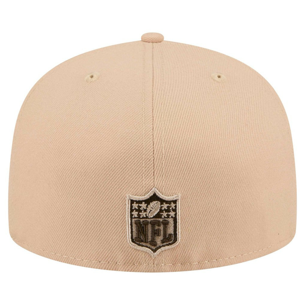 Miami Dolphins New Era Candied Pecan 59FIFTY Fitted Hat Tan - NFL