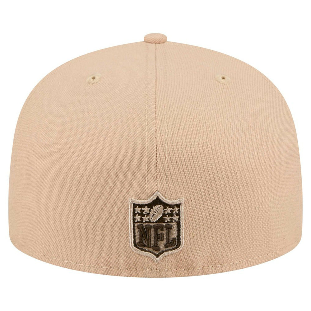 Miami Dolphins New Era Candied Pecan 59FIFTY Fitted Hat Tan - NFL