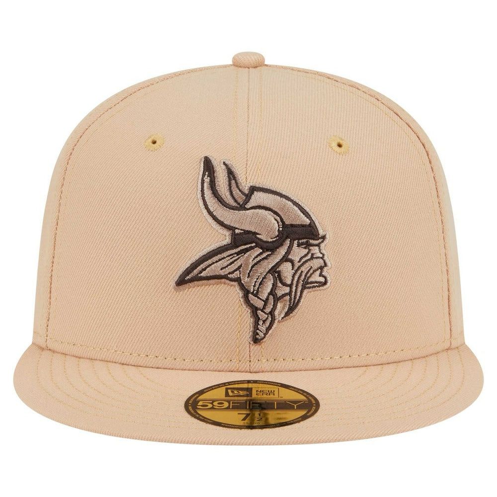 Minnesota Vikings New Era Candied Pecan 59FIFTY Fitted Hat Tan - NFL