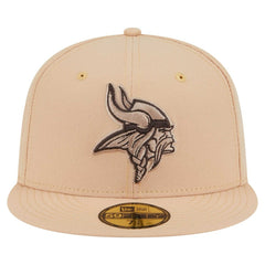 Minnesota Vikings New Era Candied Pecan 59FIFTY Fitted Hat Tan - NFL