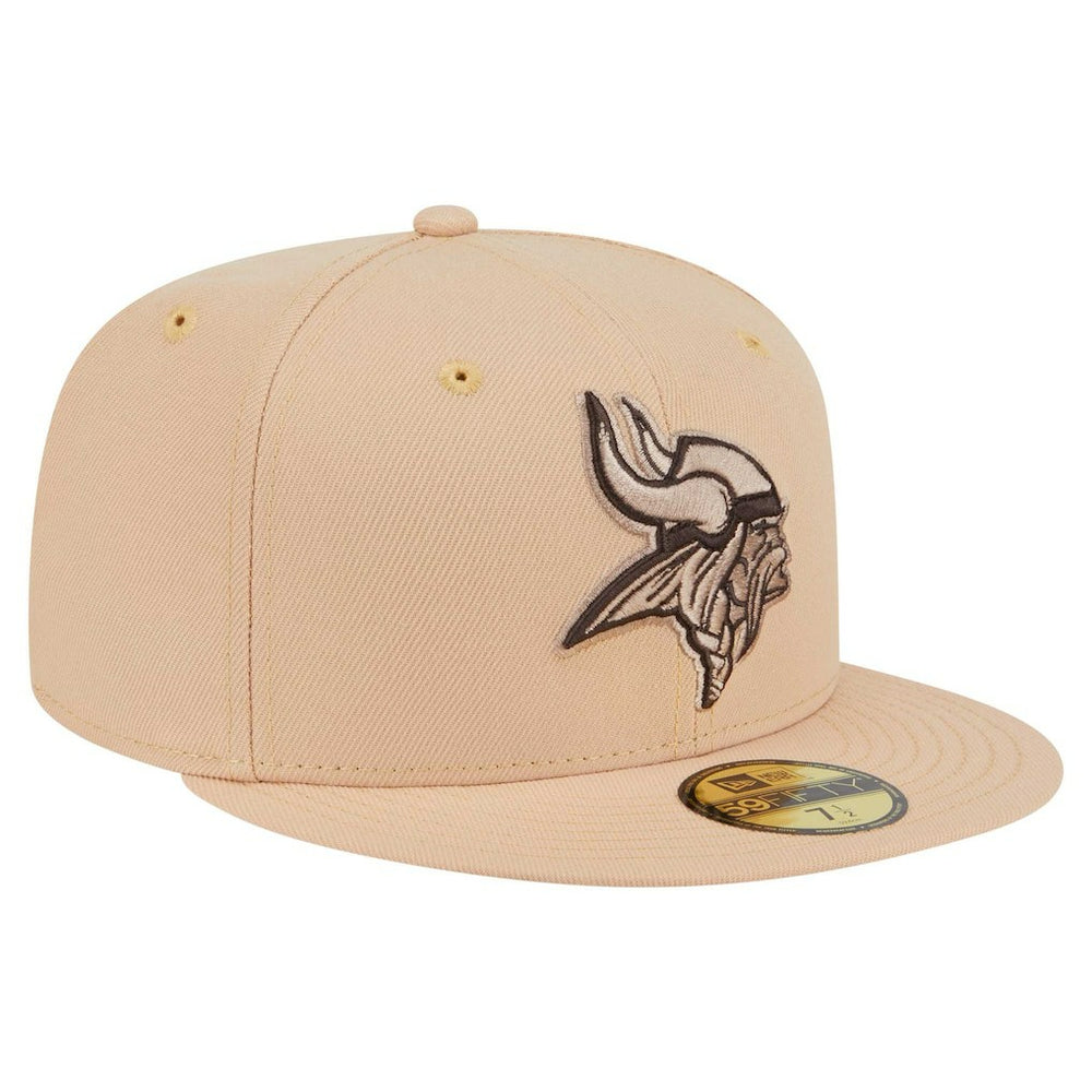 Minnesota Vikings New Era Candied Pecan 59FIFTY Fitted Hat Tan - NFL