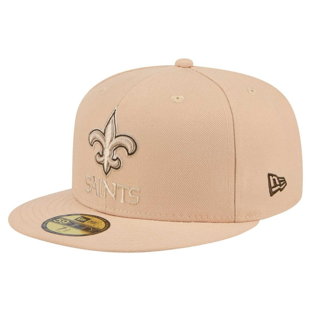 New Orleans Saints New Era Candied Pecan 59FIFTY Fitted Hat Tan - NFL