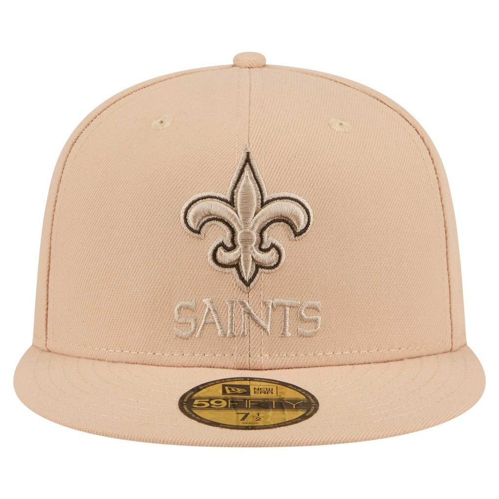 New Orleans Saints New Era Candied Pecan 59FIFTY Fitted Hat Tan - NFL