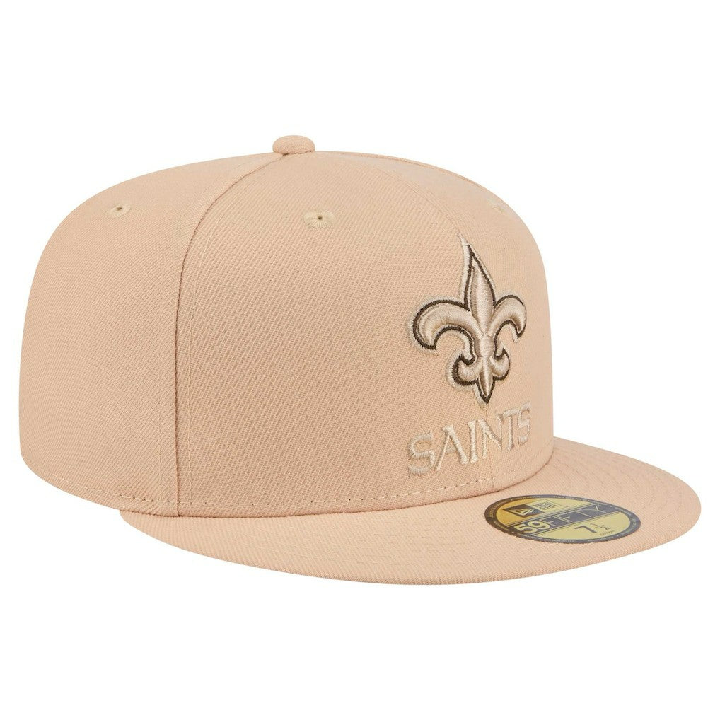 New Orleans Saints New Era Candied Pecan 59FIFTY Fitted Hat Tan - NFL