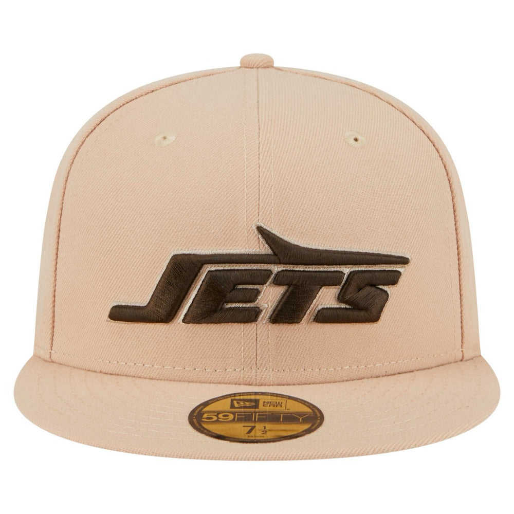 New York Jets New Era Candied Pecan 59FIFTY Fitted Hat Tan - NFL