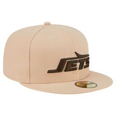 New York Jets New Era Candied Pecan 59FIFTY Fitted Hat Tan - NFL