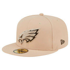 Philadelphia Eagles New Era Candied Pecan 59FIFTY Fitted Hat Tan - NFL