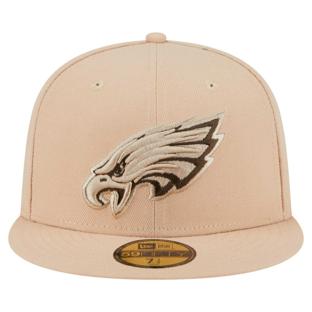 Philadelphia Eagles New Era Candied Pecan 59FIFTY Fitted Hat Tan - NFL