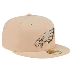 Philadelphia Eagles New Era Candied Pecan 59FIFTY Fitted Hat Tan - NFL