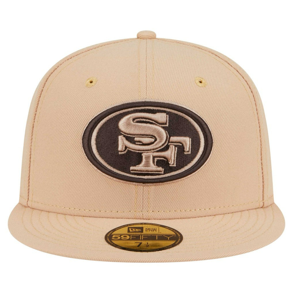 San Francisco 49ers New Era Candied Pecan 59FIFTY Fitted Hat Tan - NFL