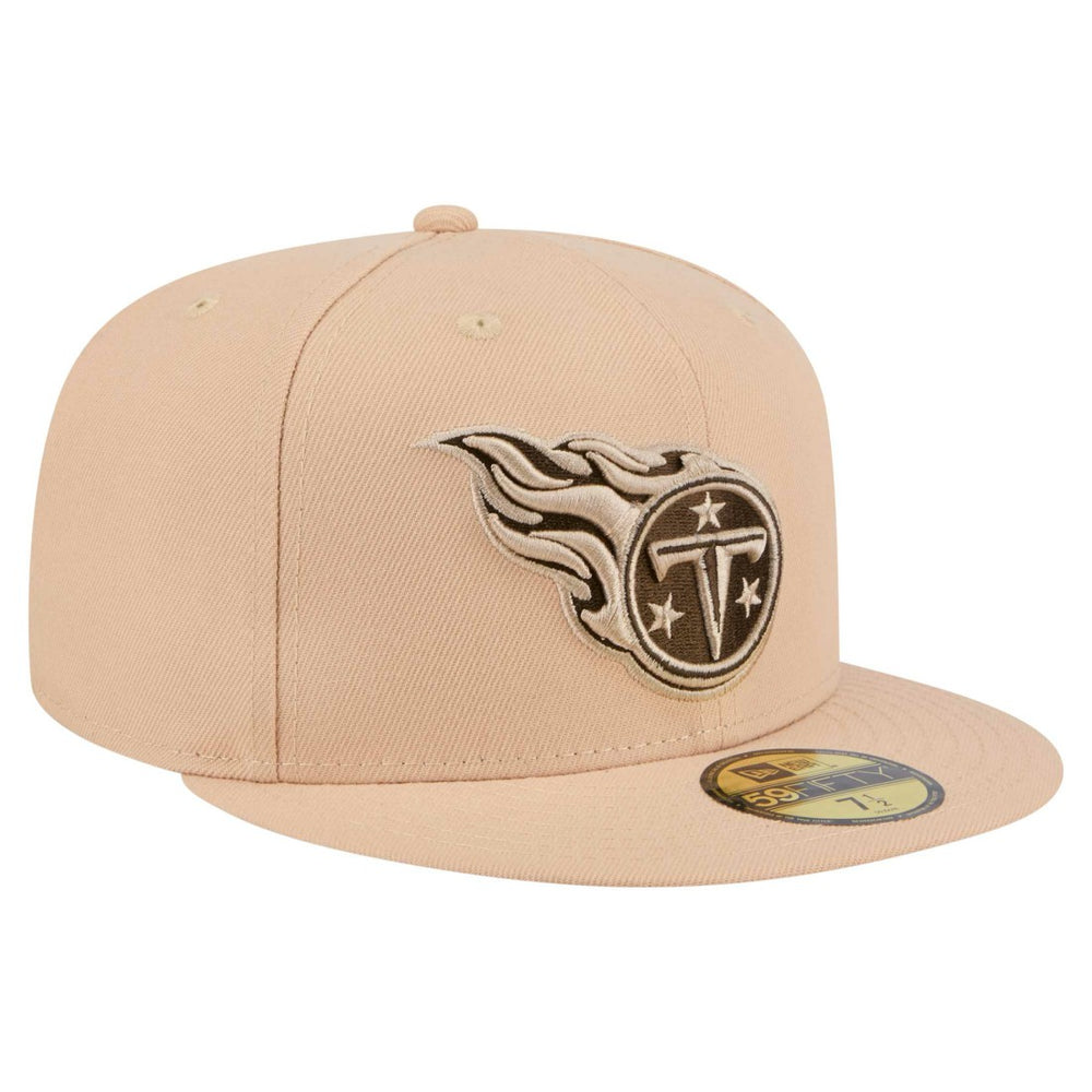 Tennessee Titans New Era Candied Pecan 59FIFTY Fitted Hat Tan - NFL