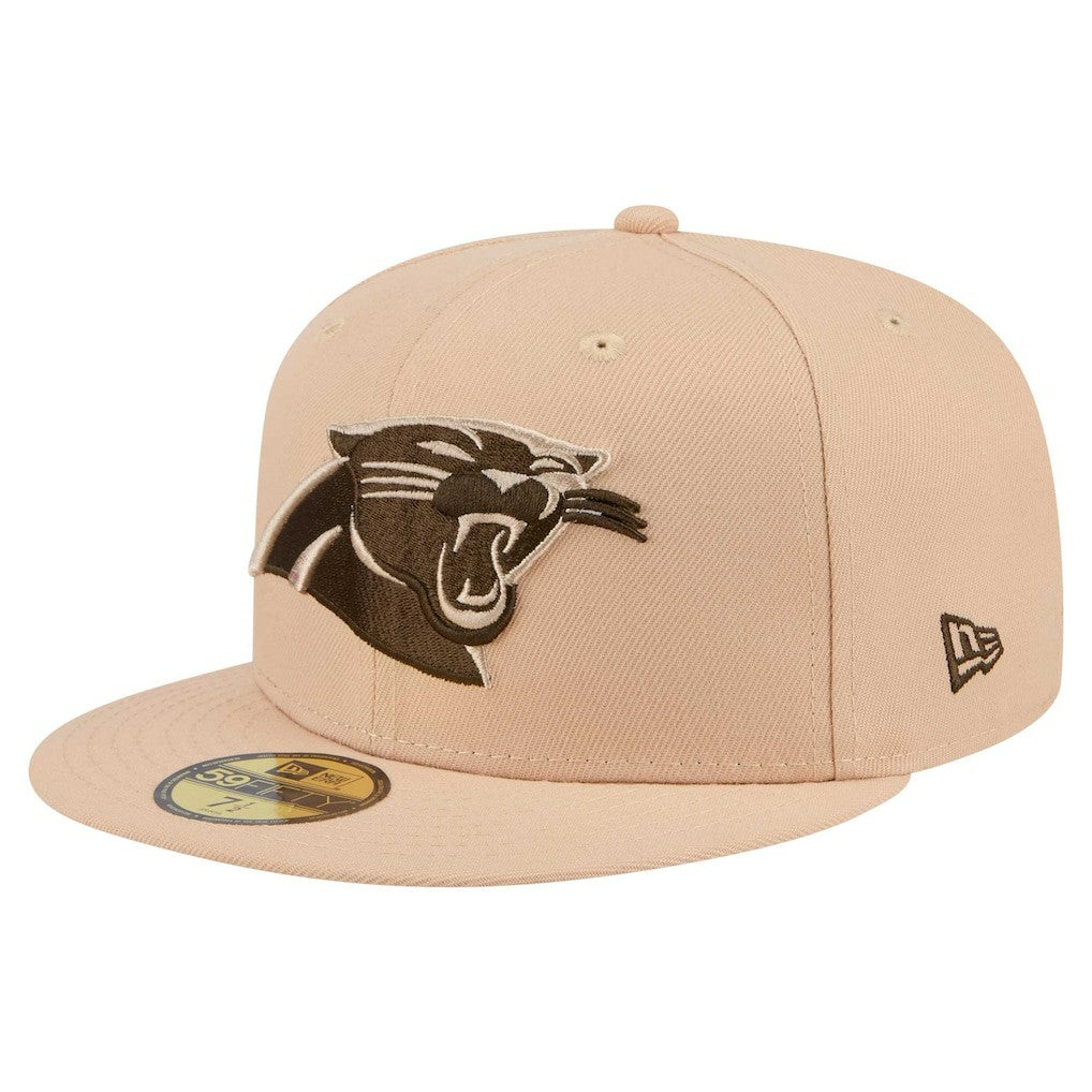 Carolina Panthers New Era Candied Pecan 59FIFTY Fitted Hat Tan - NFL