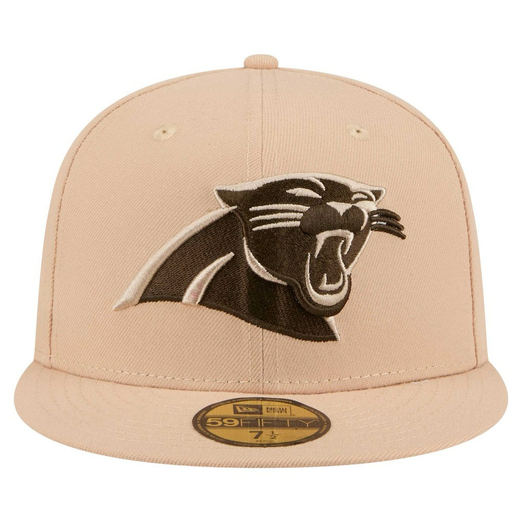 Carolina Panthers New Era Candied Pecan 59FIFTY Fitted Hat Tan - NFL
