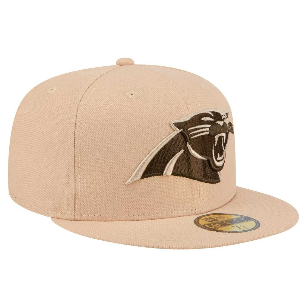 Carolina Panthers New Era Candied Pecan 59FIFTY Fitted Hat Tan - NFL