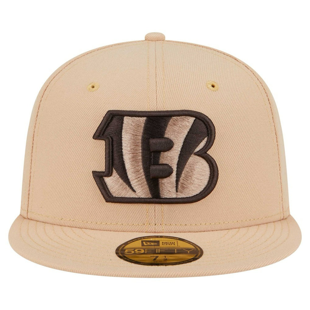 Cincinnati Bengals New Era Candied Pecan 59FIFTY Fitted Hat Tan - NFL