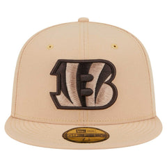 Cincinnati Bengals New Era Candied Pecan 59FIFTY Fitted Hat Tan - NFL