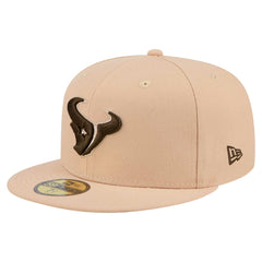 Houston Texans New Era Candied Pecan 59FIFTY Fitted Hat Tan - NFL