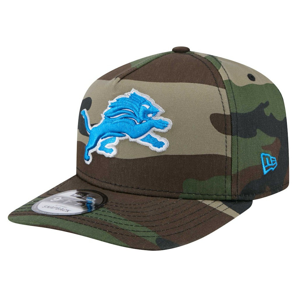 Detroit Lions New Era Woodsy 9FIFTY Snapback Hat Camo - NFL
