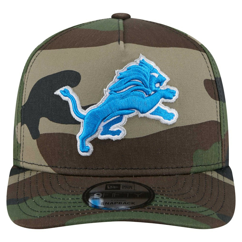 Detroit Lions New Era Woodsy 9FIFTY Snapback Hat Camo - NFL