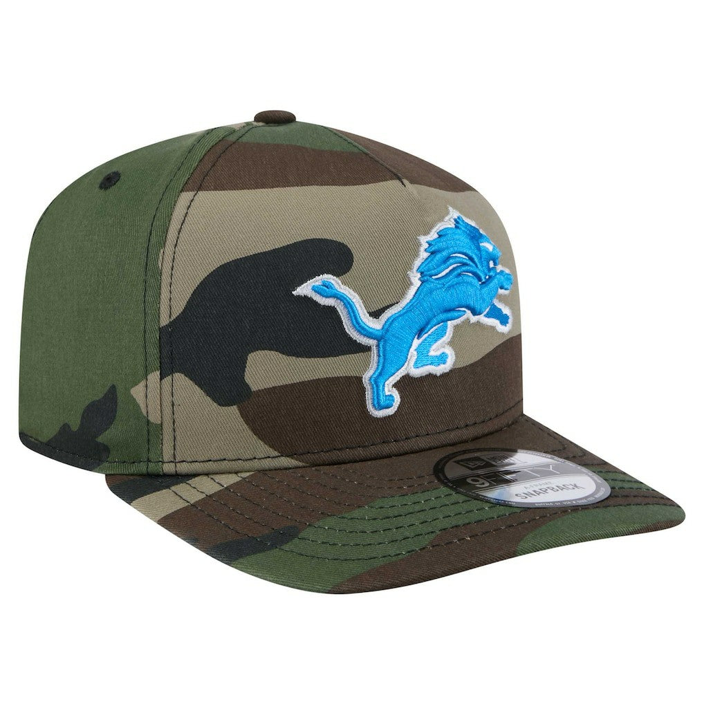Detroit Lions New Era Woodsy 9FIFTY Snapback Hat Camo - NFL