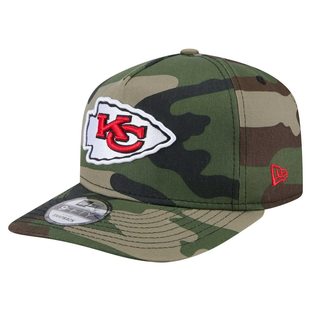Kansas City Chiefs New Era Woodsy 9FIFTY Snapback Hat Camo - NFL