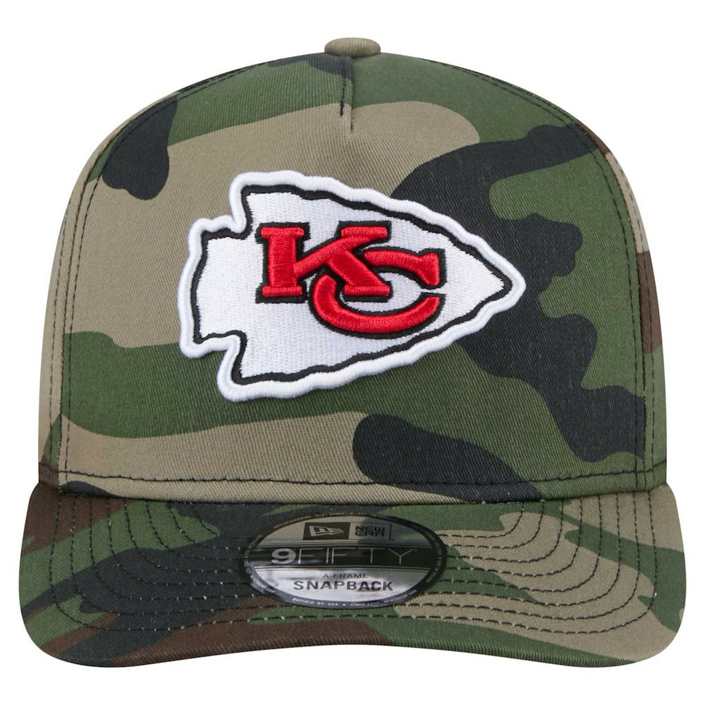 Kansas City Chiefs New Era Woodsy 9FIFTY Snapback Hat Camo - NFL