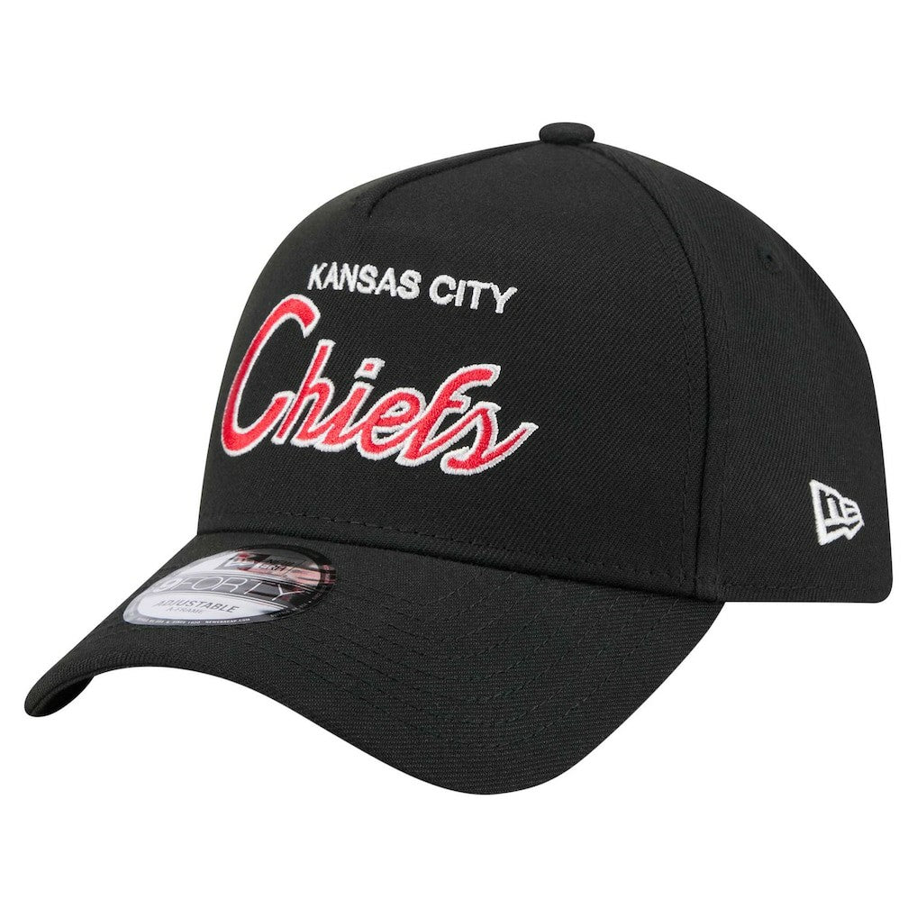 Kansas City Chiefs New Era Smith 9FORTY Adjustable hat Black - NFL