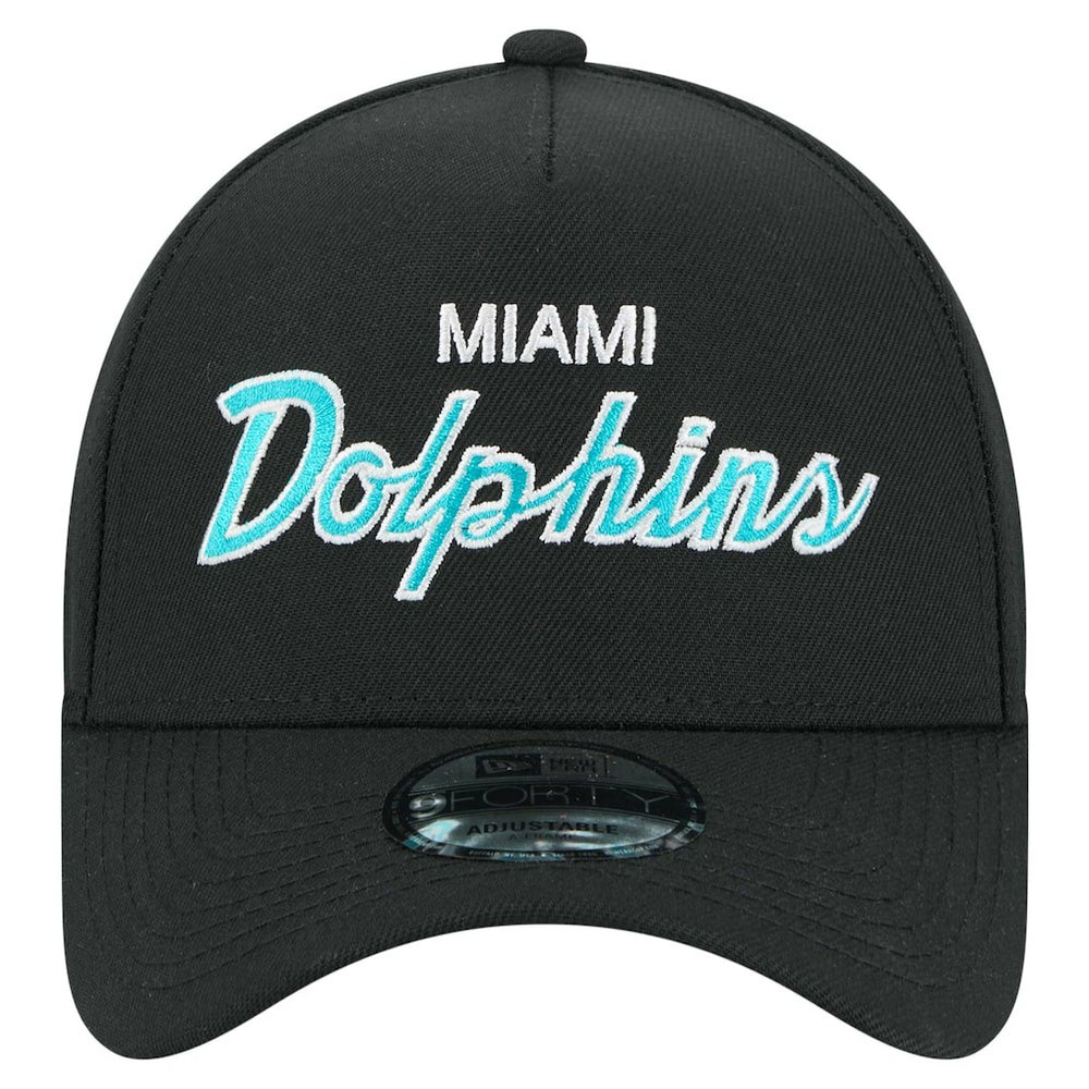 Miami Dolphins New Era Smith 9FORTY Adjustable hat Black - NFL