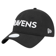 Baltimore Ravens New Era Women's Cece 9TWENTY Adjustable Hat Black - NFL