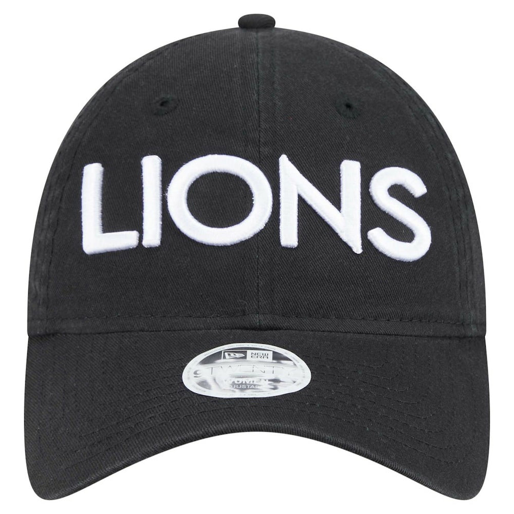 Detroit Lions New Era Women's Cece 9TWENTY Adjustable Hat Black - NFL