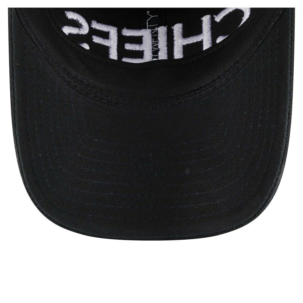 Kansas City Chiefs New Era Women's Cece 9TWENTY Adjustable Hat Black - NFL