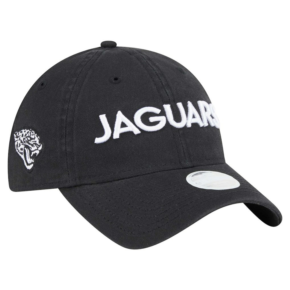 Jacksonville Jaguars New Era Women's Cece 9TWENTY Adjustable Hat Black - NFL