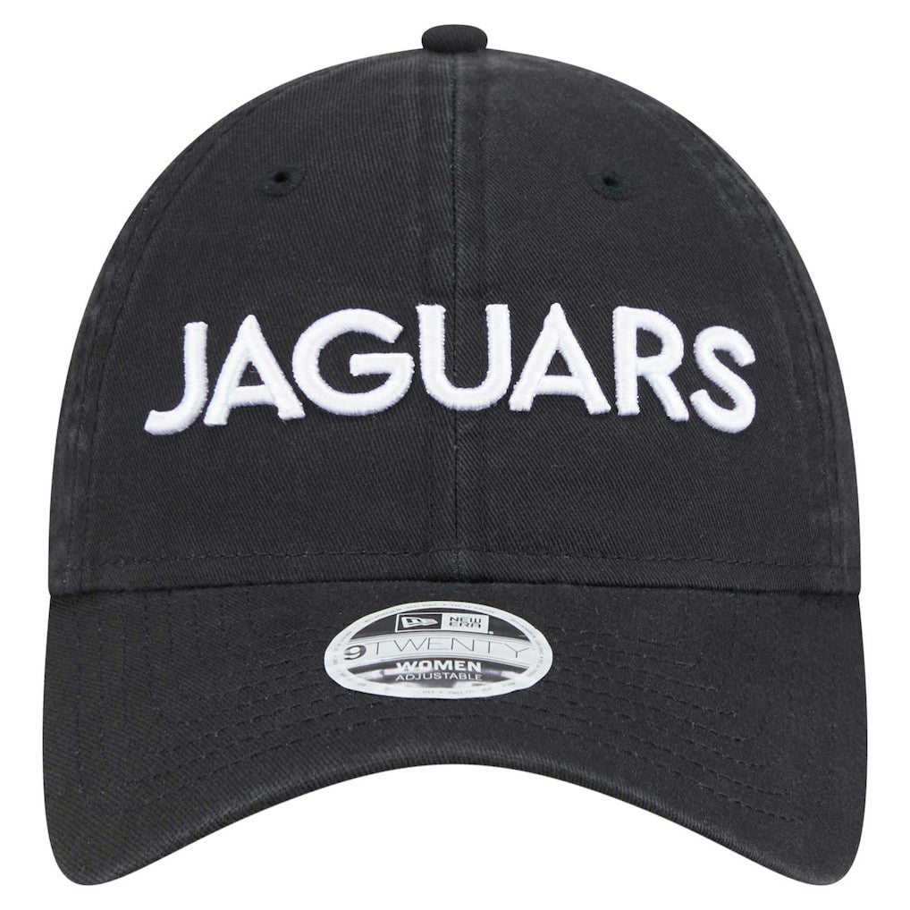 Jacksonville Jaguars New Era Women's Cece 9TWENTY Adjustable Hat Black - NFL