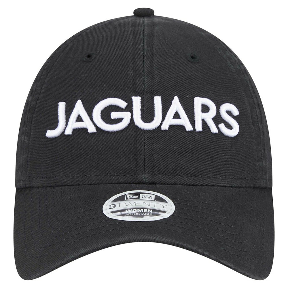 Jacksonville Jaguars New Era Women's Cece 9TWENTY Adjustable Hat Black - NFL