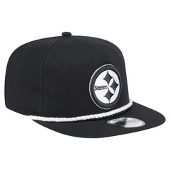 Pittsburgh Steelers New Era B-Dub Golfer Snapback Hat Black - NFL