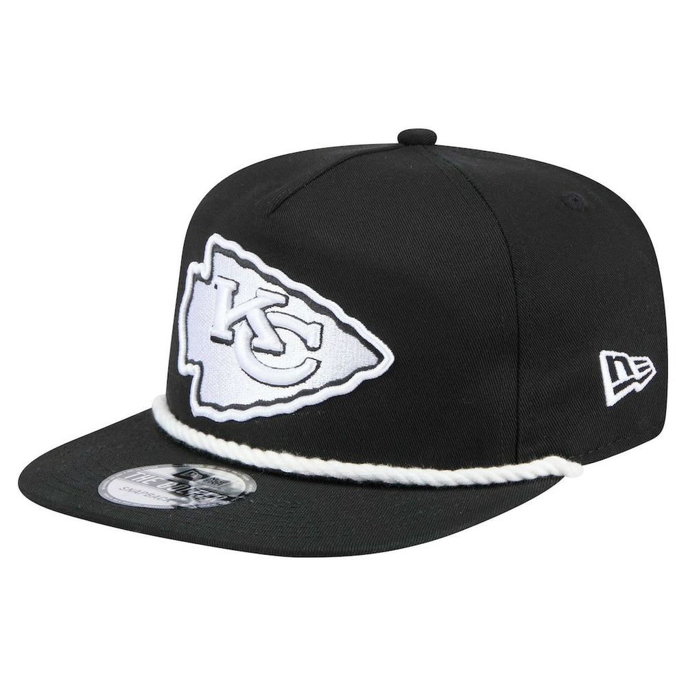 Kansas City Chiefs New Era B-Dub Golfer Snapback Hat Black - NFL