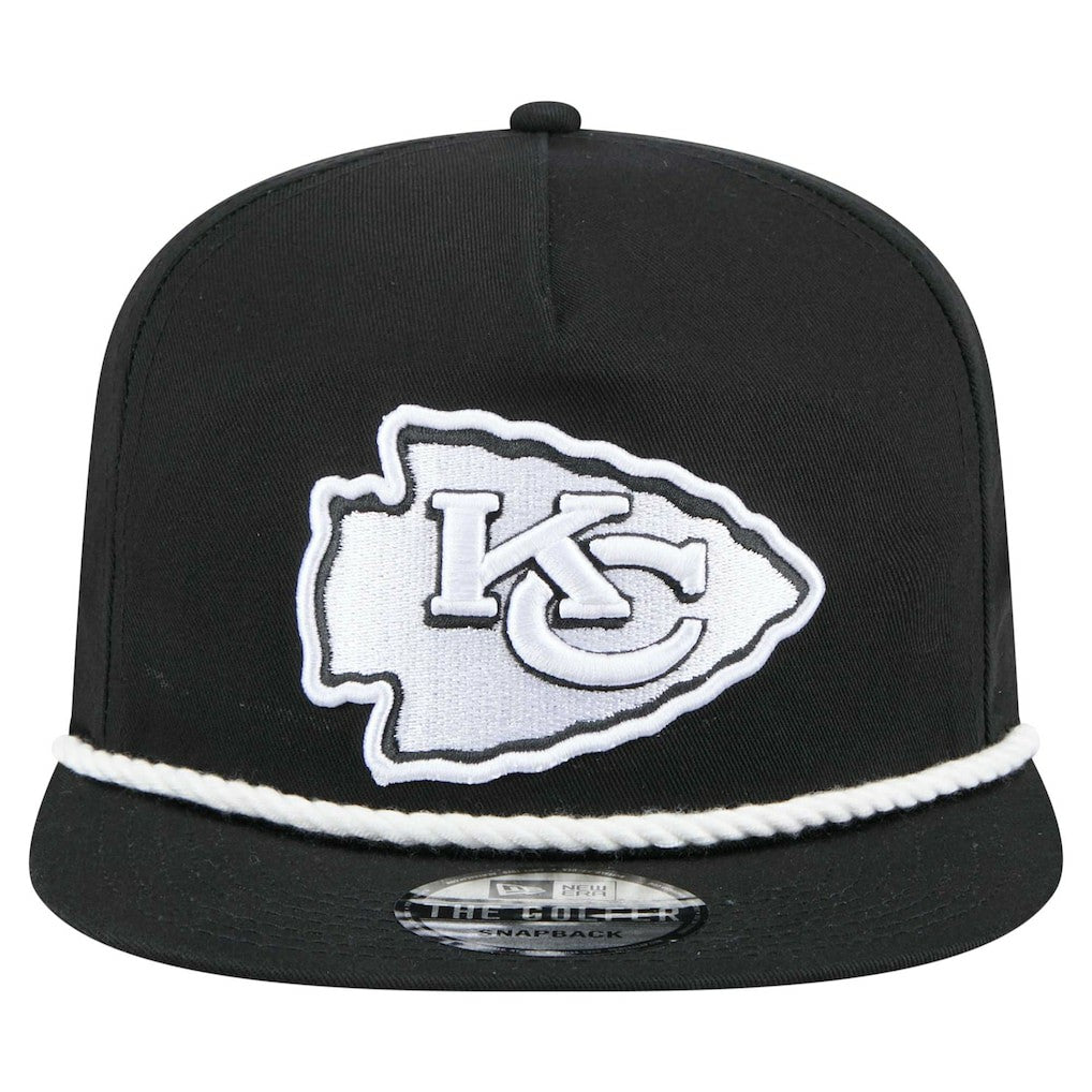Kansas City Chiefs New Era B-Dub Golfer Snapback Hat Black - NFL
