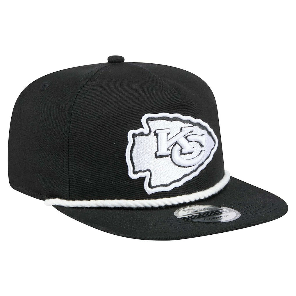 Kansas City Chiefs New Era B-Dub Golfer Snapback Hat Black - NFL