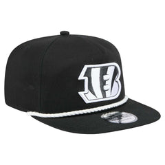 Cincinnati Bengals New Era B-Dub Golfer Snapback Hat Black - NFL