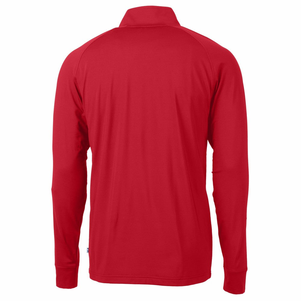 Cincinnati Reds Cutter & Buck Adapt Eco Knit Stretch Recycled Big & Tall Quarter-Zip Pullover Top Sale