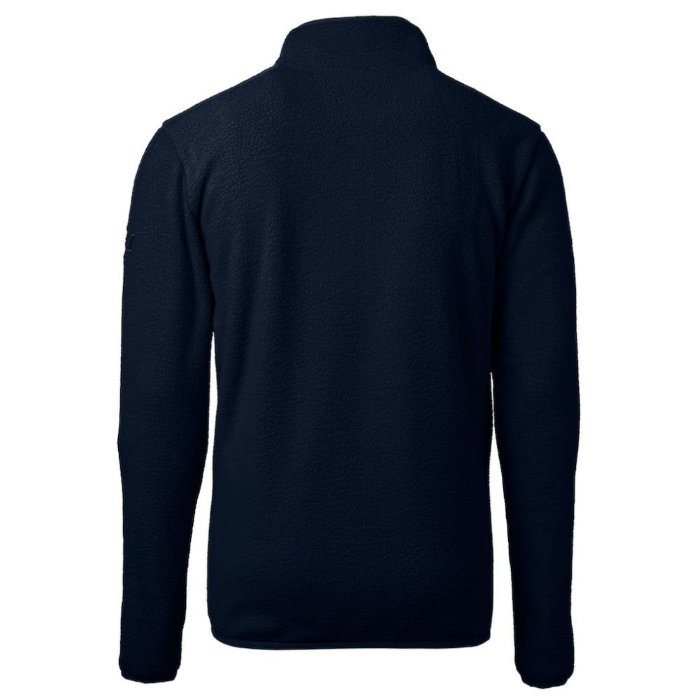 Chicago Cubs Cutter & Buck Big & Tall Americana Cascade Eco Fleece Quarter-Zip Jacket On Sale