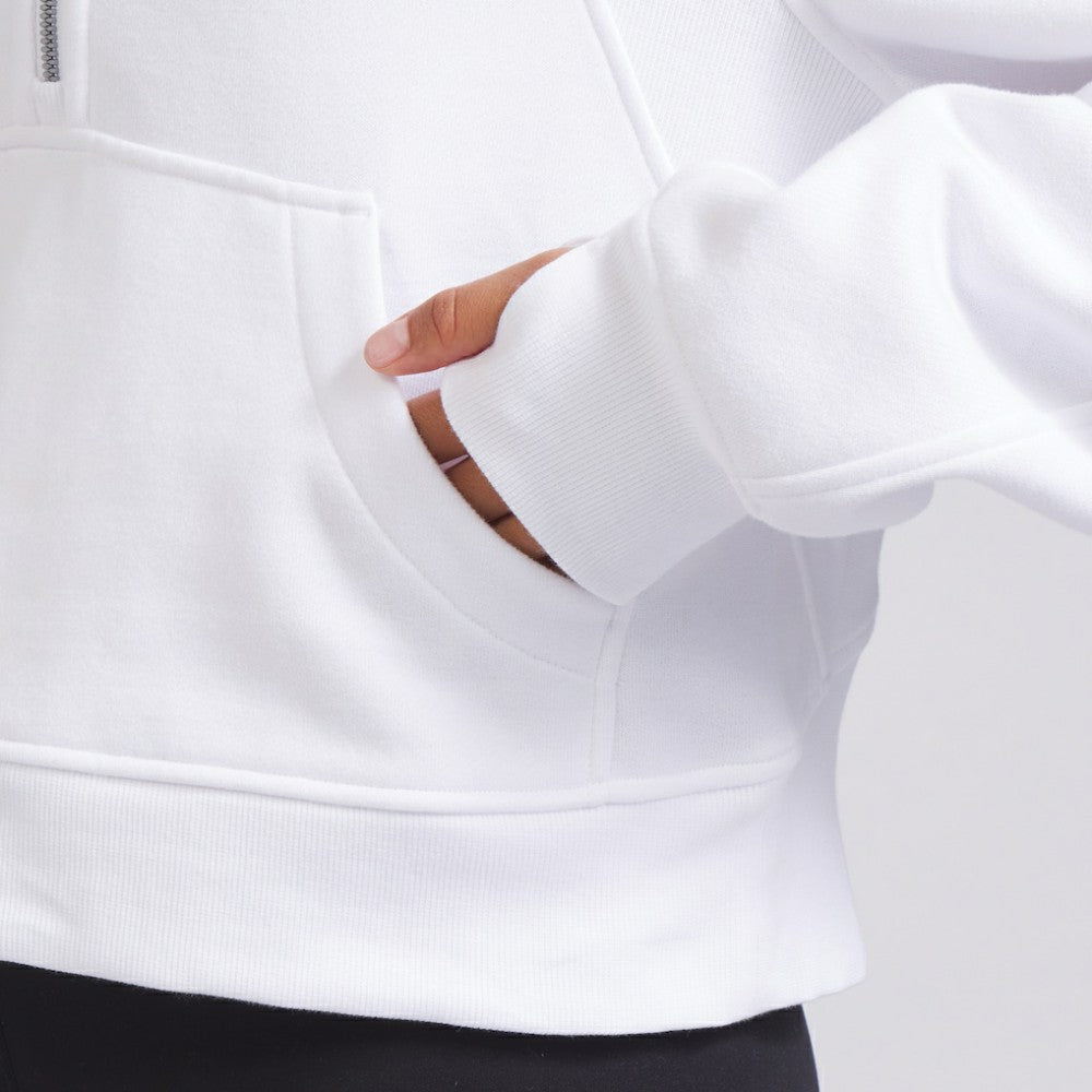 Vancouver Canucks - lululemon Women's Scuba Oversized Half Zip Top White