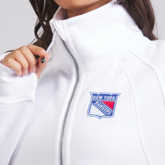 New York Rangers lululemon Women's Scuba Oversized Half Zip Top White