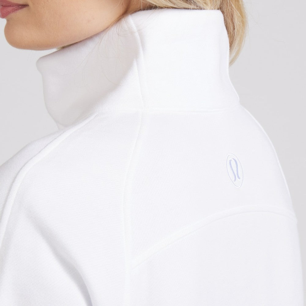 Seattle Kraken lululemon Women's Scuba Oversized Half Zip Top White