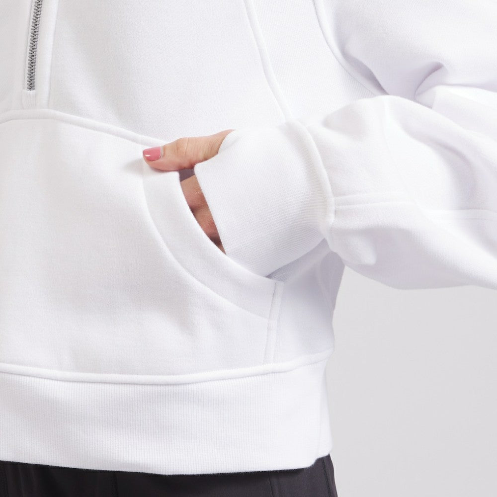 Seattle Kraken lululemon Women's Scuba Oversized Half Zip Top White