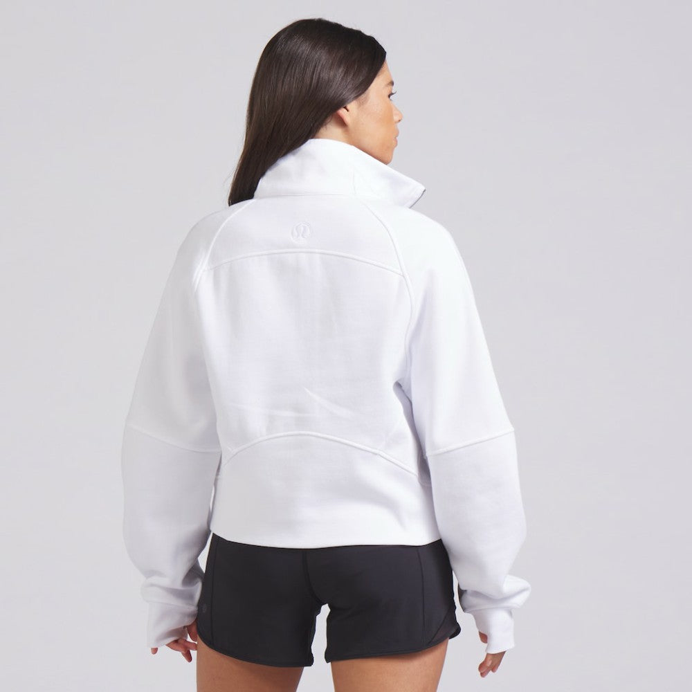 Toronto Maple Leafs - lululemon Women's Scuba Oversized Half Zip Top White